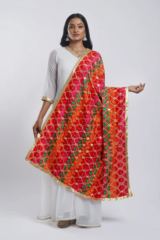 NEELADRI PHULKARI DUPATTA